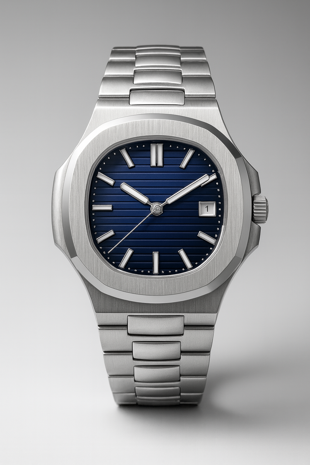 Tempus Altera Nautica automatisk klocka 40 mm i rostfritt stål med safirglas