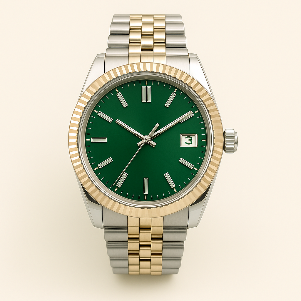 Veritas klocka handbyggd i Sverige med Seiko NH35-urverk