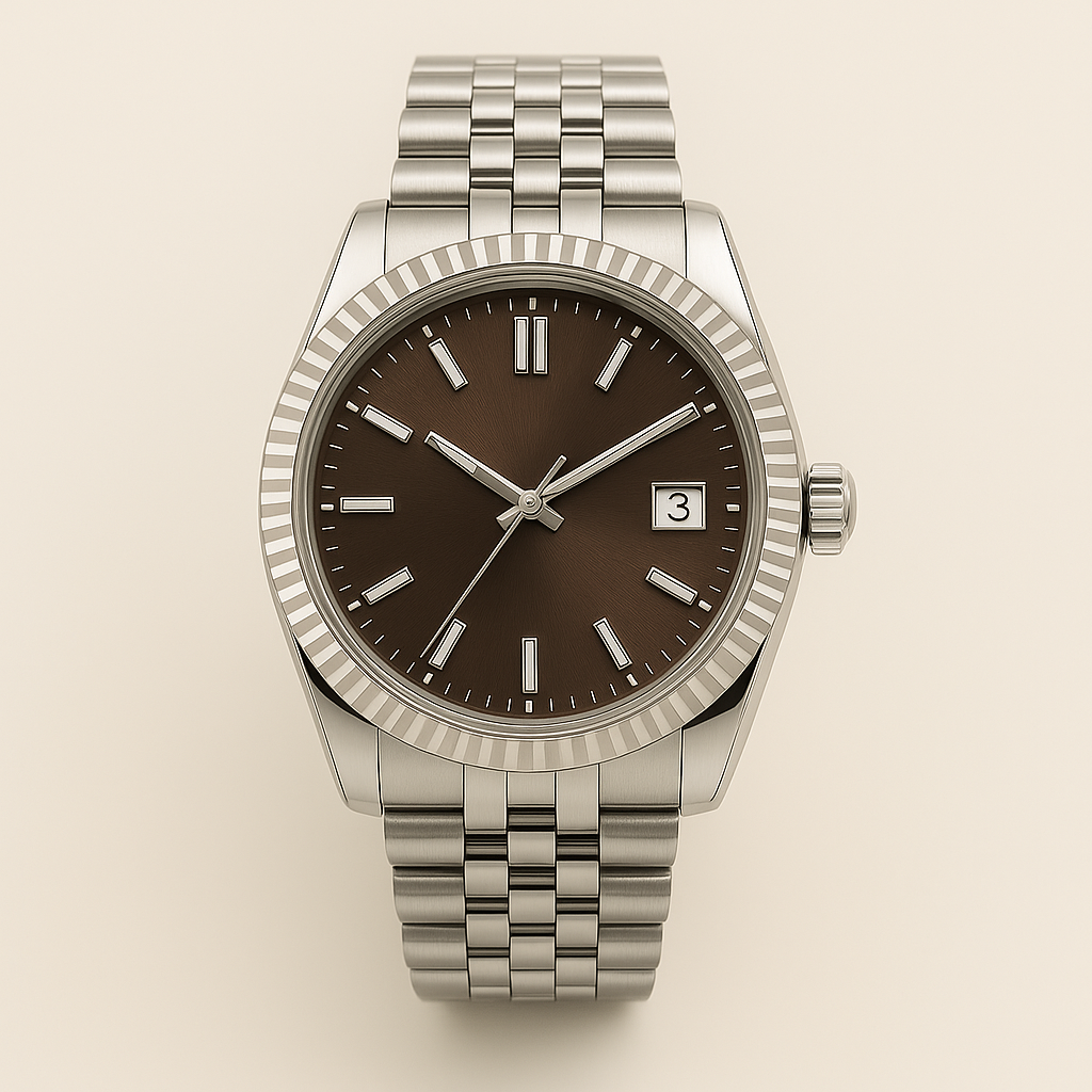 Veritas klocka handbyggd i Sverige med Seiko NH35-urverk