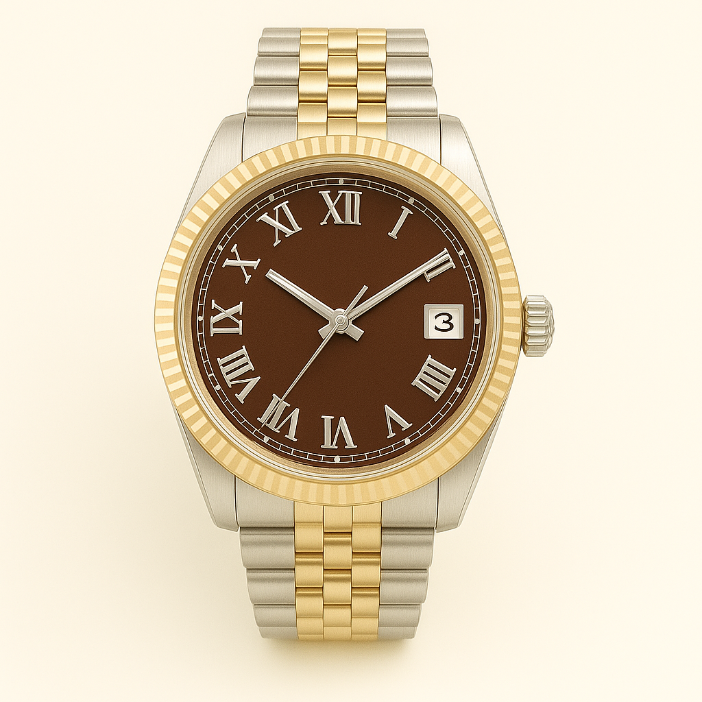 Veritas klocka handbyggd i Sverige med Seiko NH35-urverk