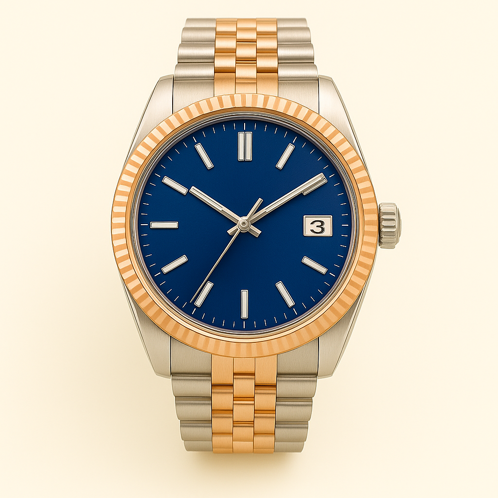 Veritas klocka handbyggd i Sverige med Seiko NH35-urverk