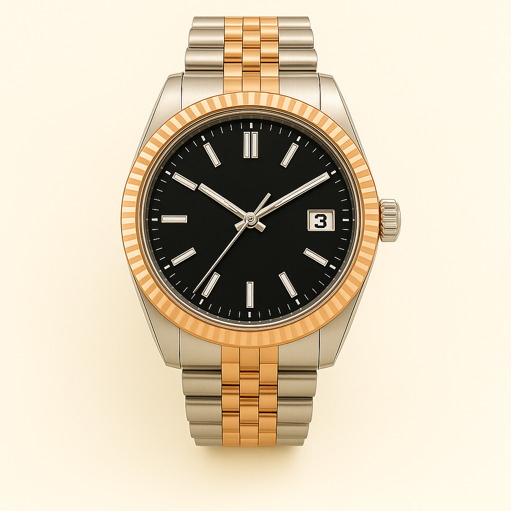 Veritas klocka handbyggd i Sverige med Seiko NH35-urverk