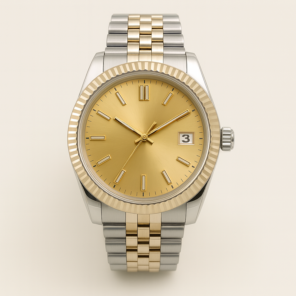 Veritas klocka handbyggd i Sverige med Seiko NH35-urverk