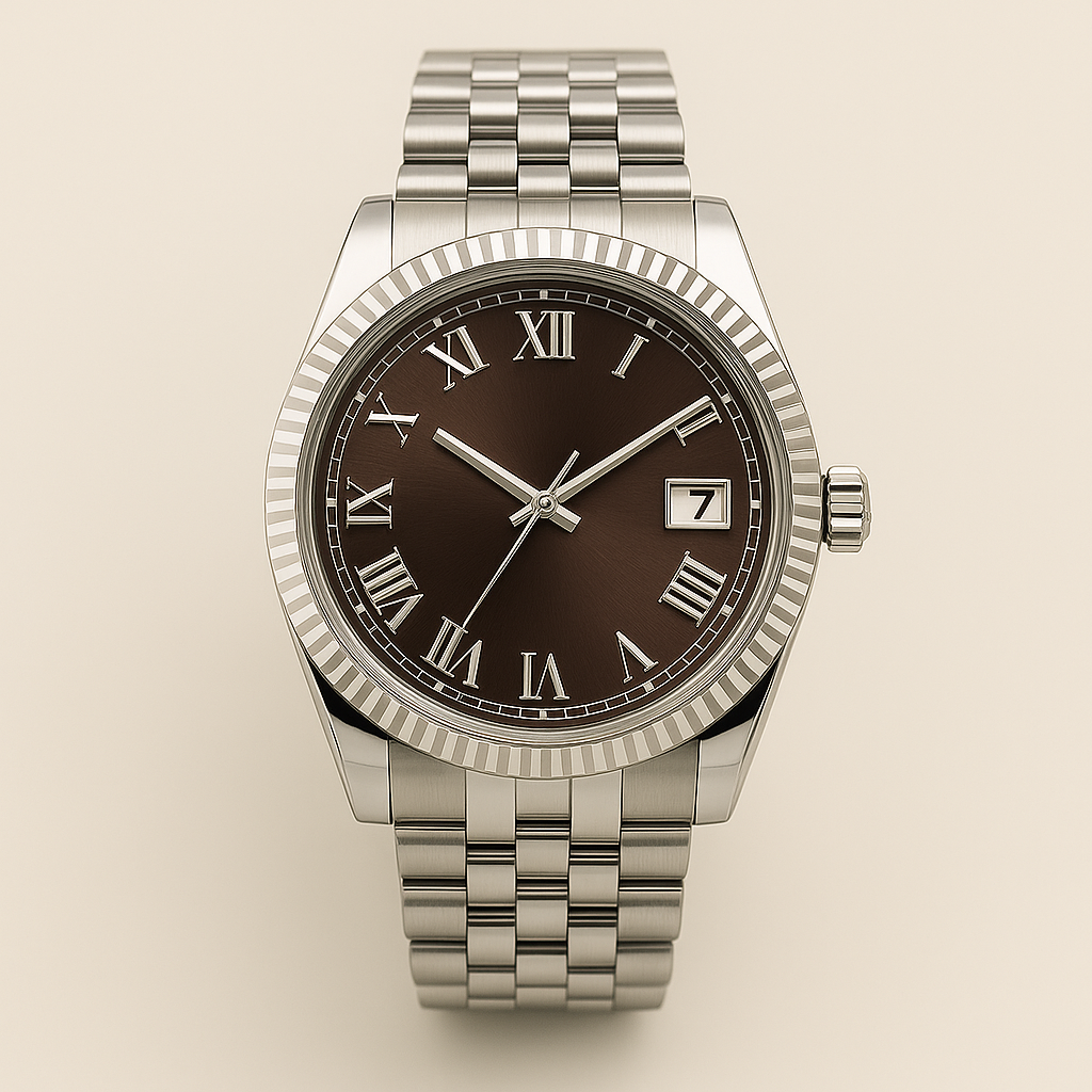 Veritas klocka handbyggd i Sverige med Seiko NH35-urverk