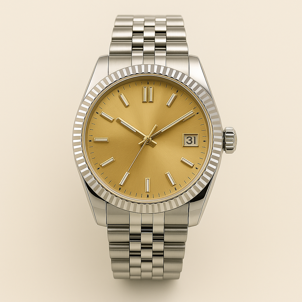 Veritas klocka handbyggd i Sverige med Seiko NH35-urverk