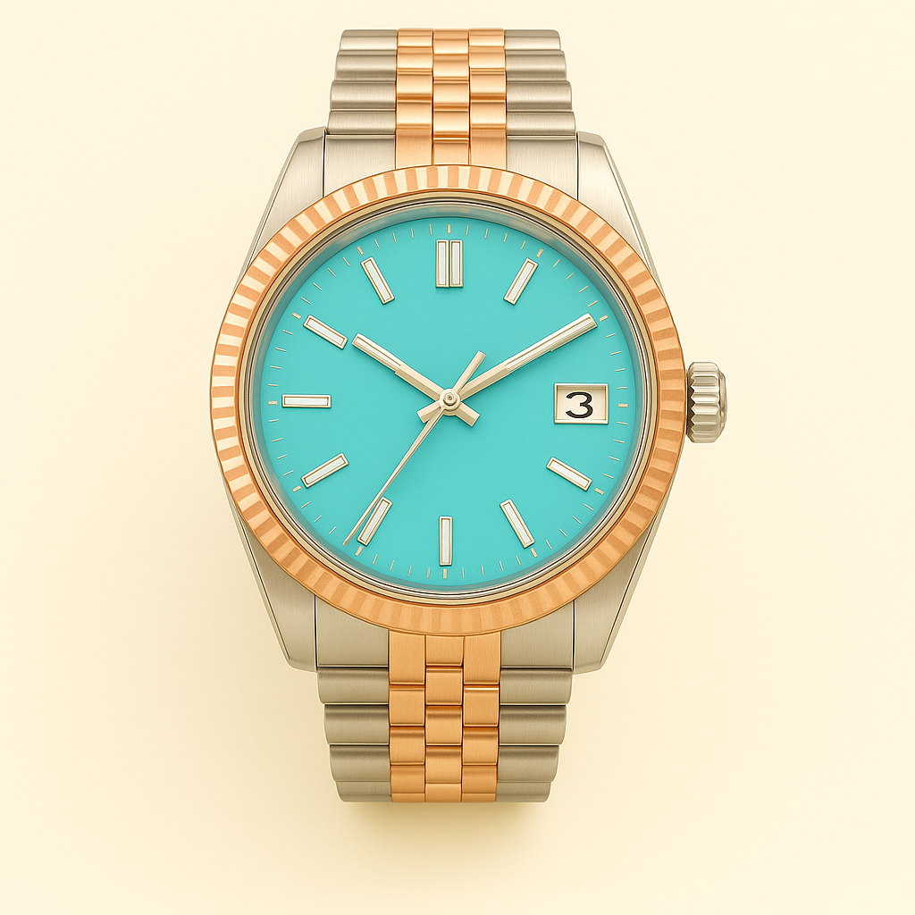 Veritas klocka handbyggd i Sverige med Seiko NH35-urverk