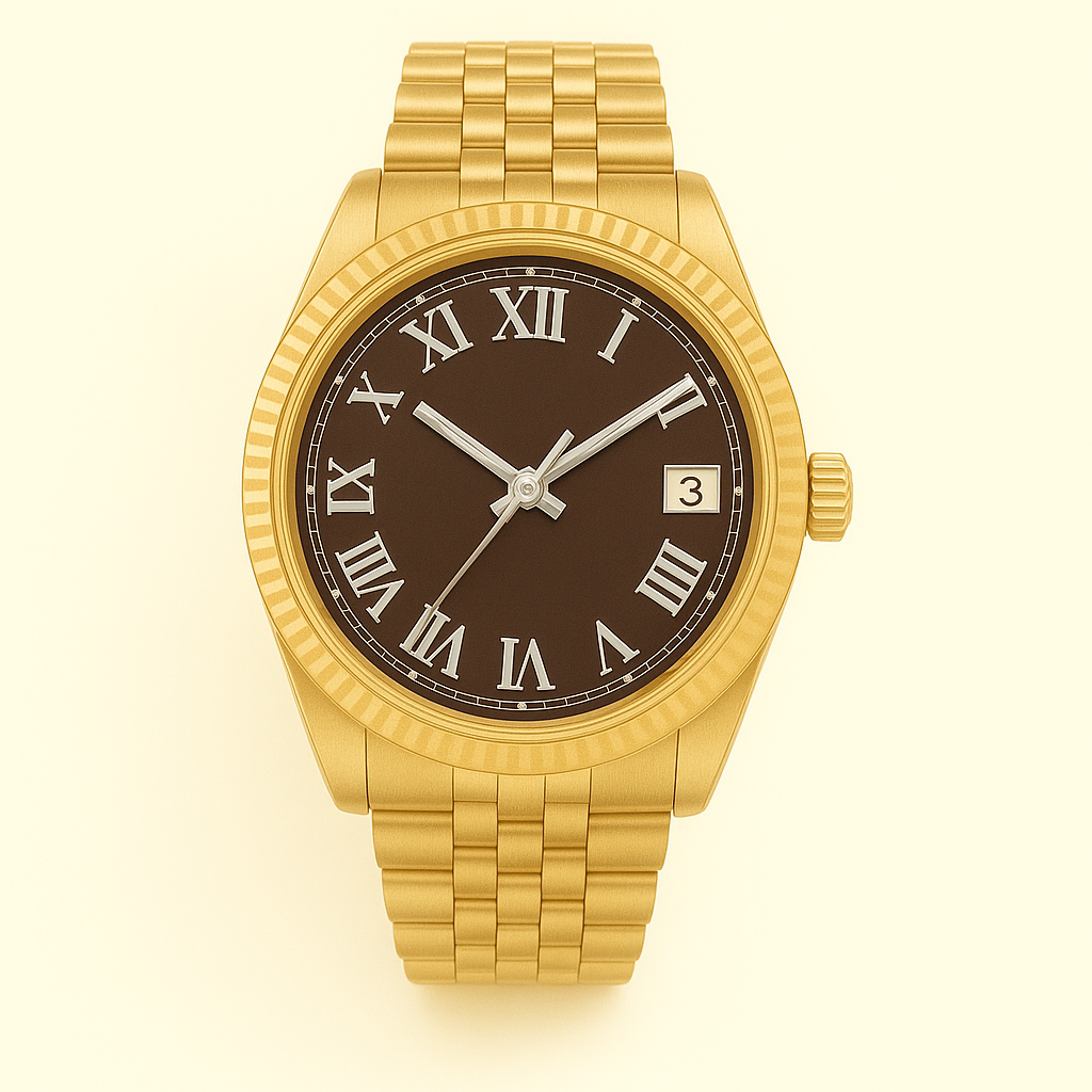 Veritas klocka handbyggd i Sverige med Seiko NH35-urverk