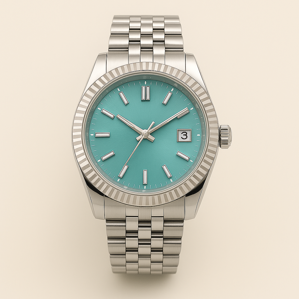 Veritas klocka handbyggd i Sverige med Seiko NH35-urverk