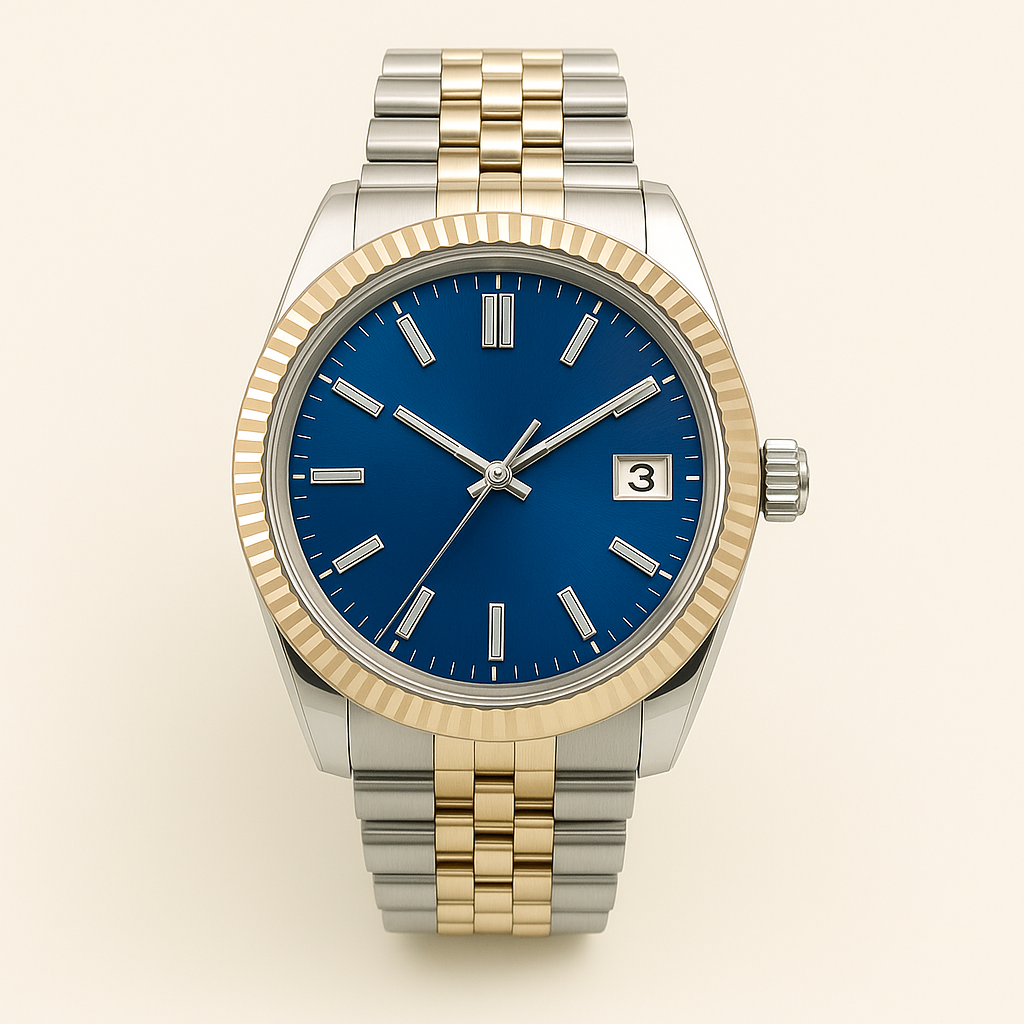 Veritas klocka handbyggd i Sverige med Seiko NH35-urverk