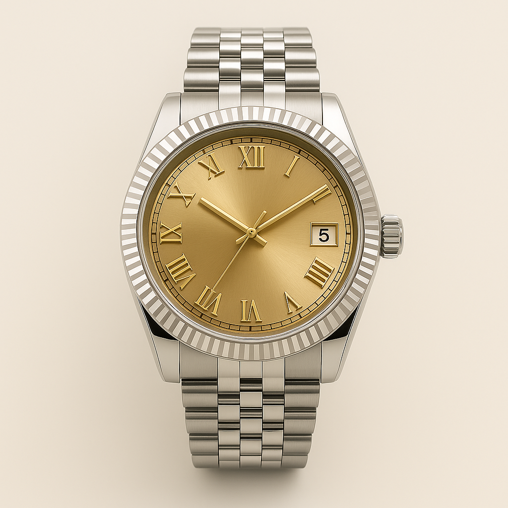 Veritas klocka handbyggd i Sverige med Seiko NH35-urverk