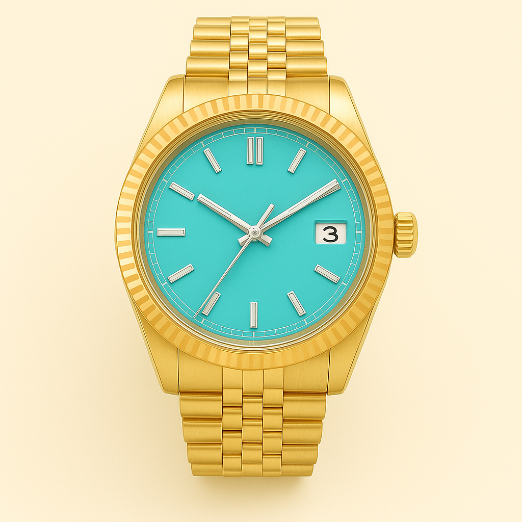 Veritas klocka handbyggd i Sverige med Seiko NH35-urverk