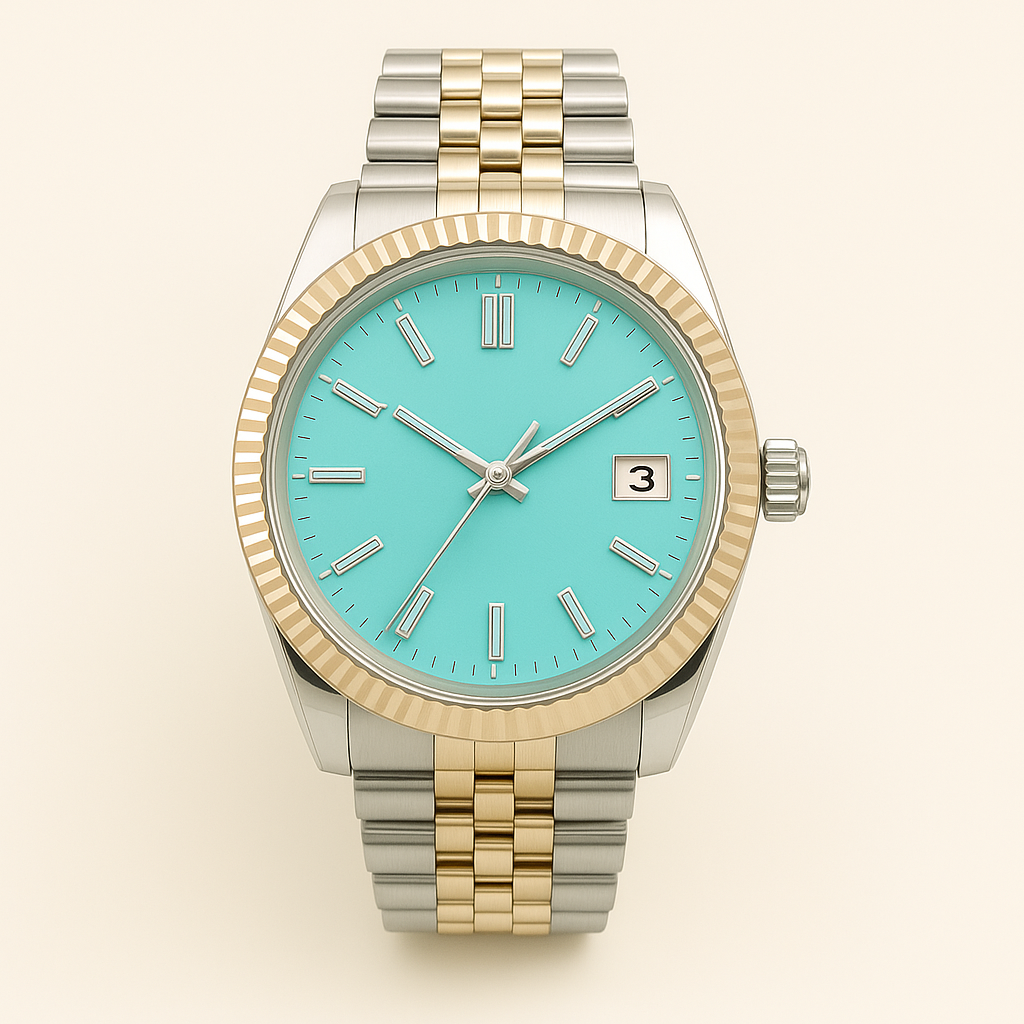 Veritas klocka handbyggd i Sverige med Seiko NH35-urverk