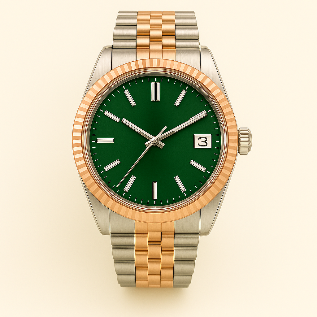 Veritas klocka handbyggd i Sverige med Seiko NH35-urverk