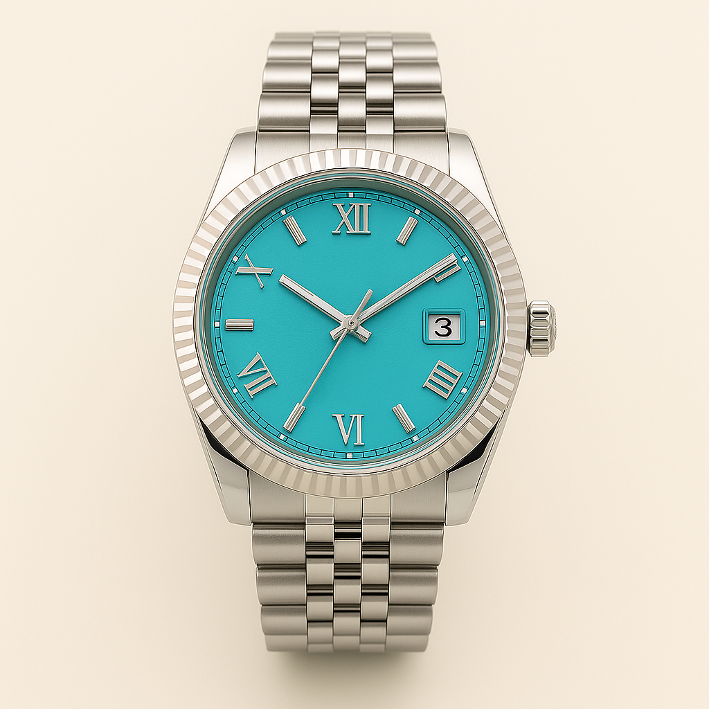 Veritas klocka handbyggd i Sverige med Seiko NH35-urverk