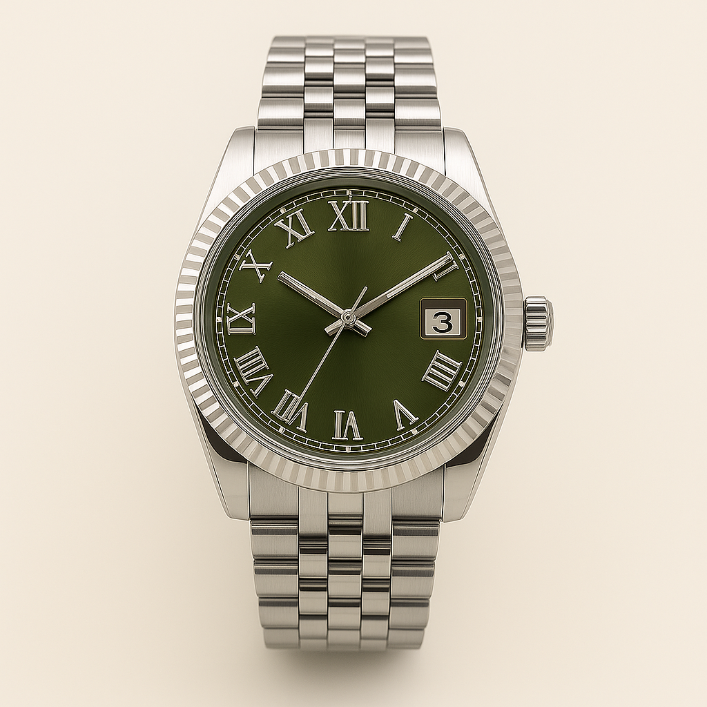 Veritas klocka handbyggd i Sverige med Seiko NH35-urverk