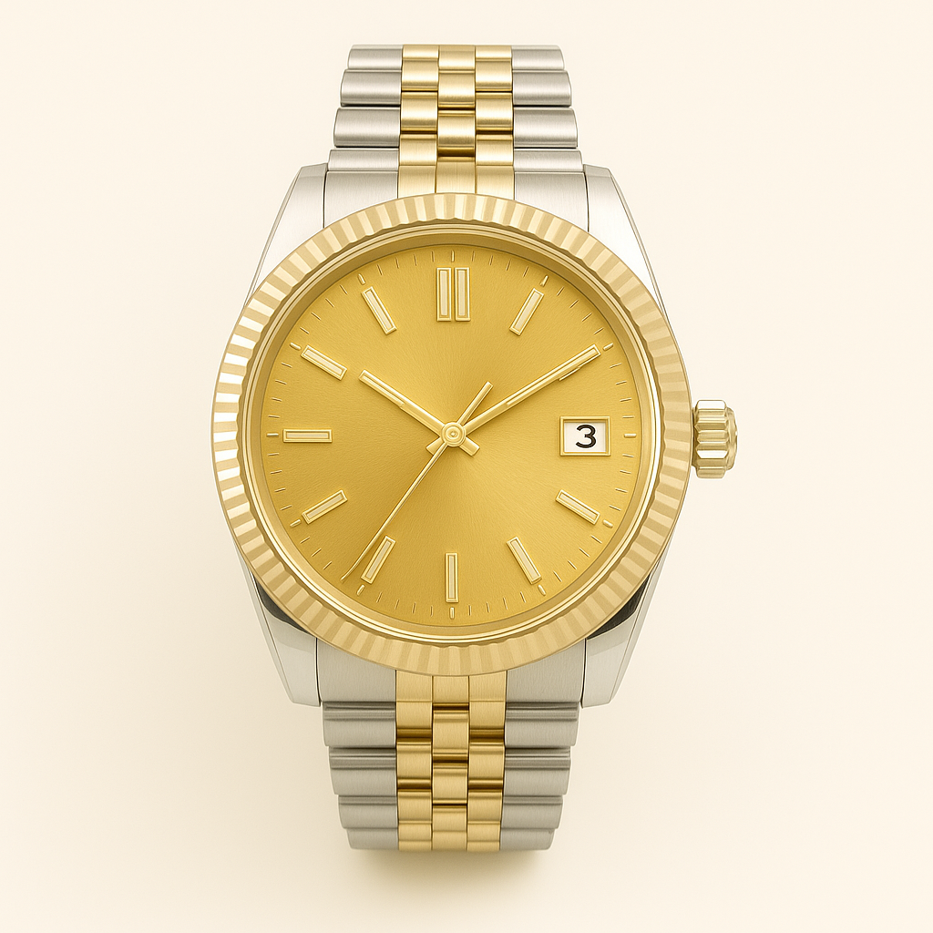 Veritas klocka handbyggd i Sverige med Seiko NH35-urverk