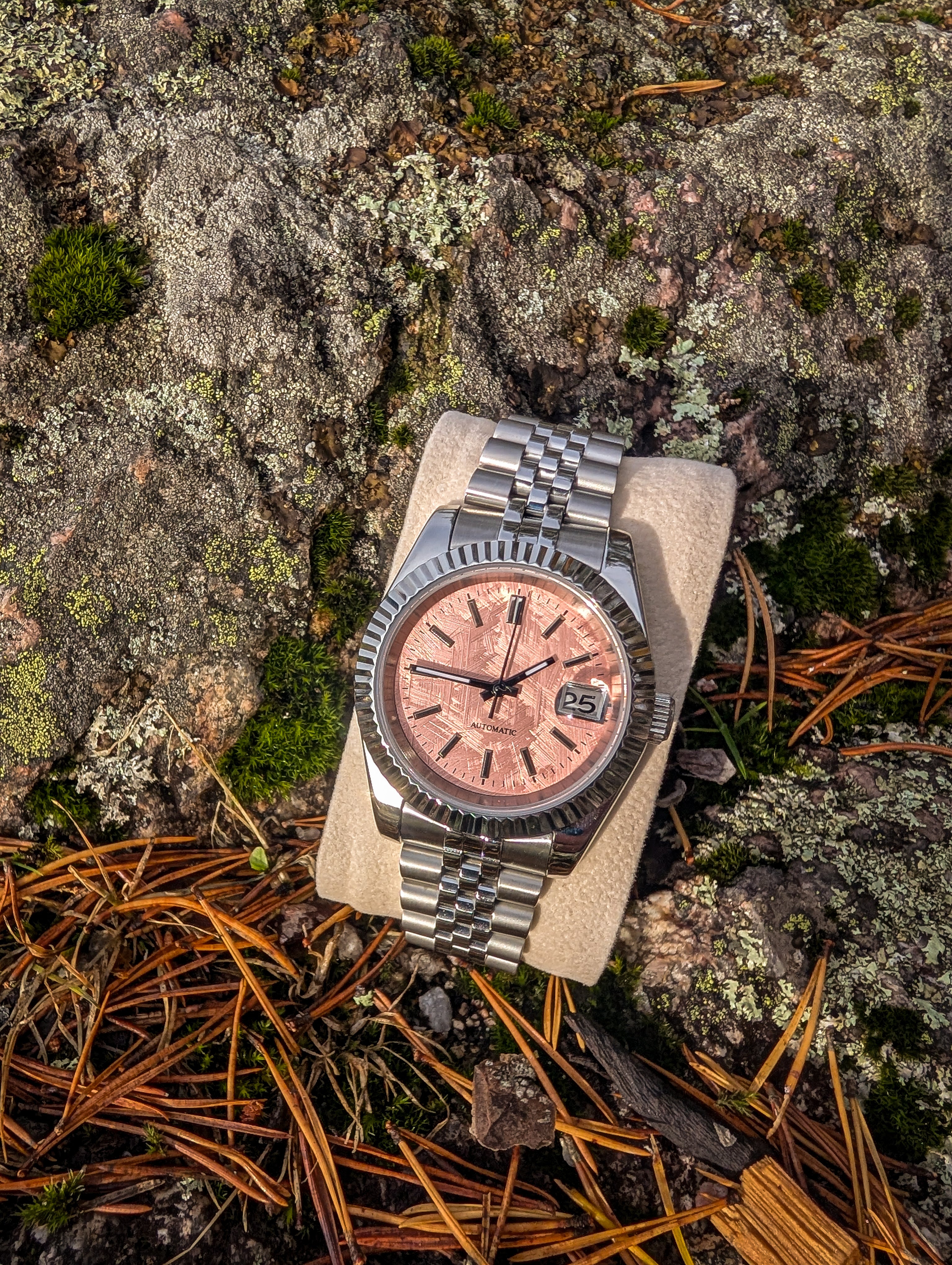 Veritas klocka handbyggd i Sverige med Seiko NH35-urverk