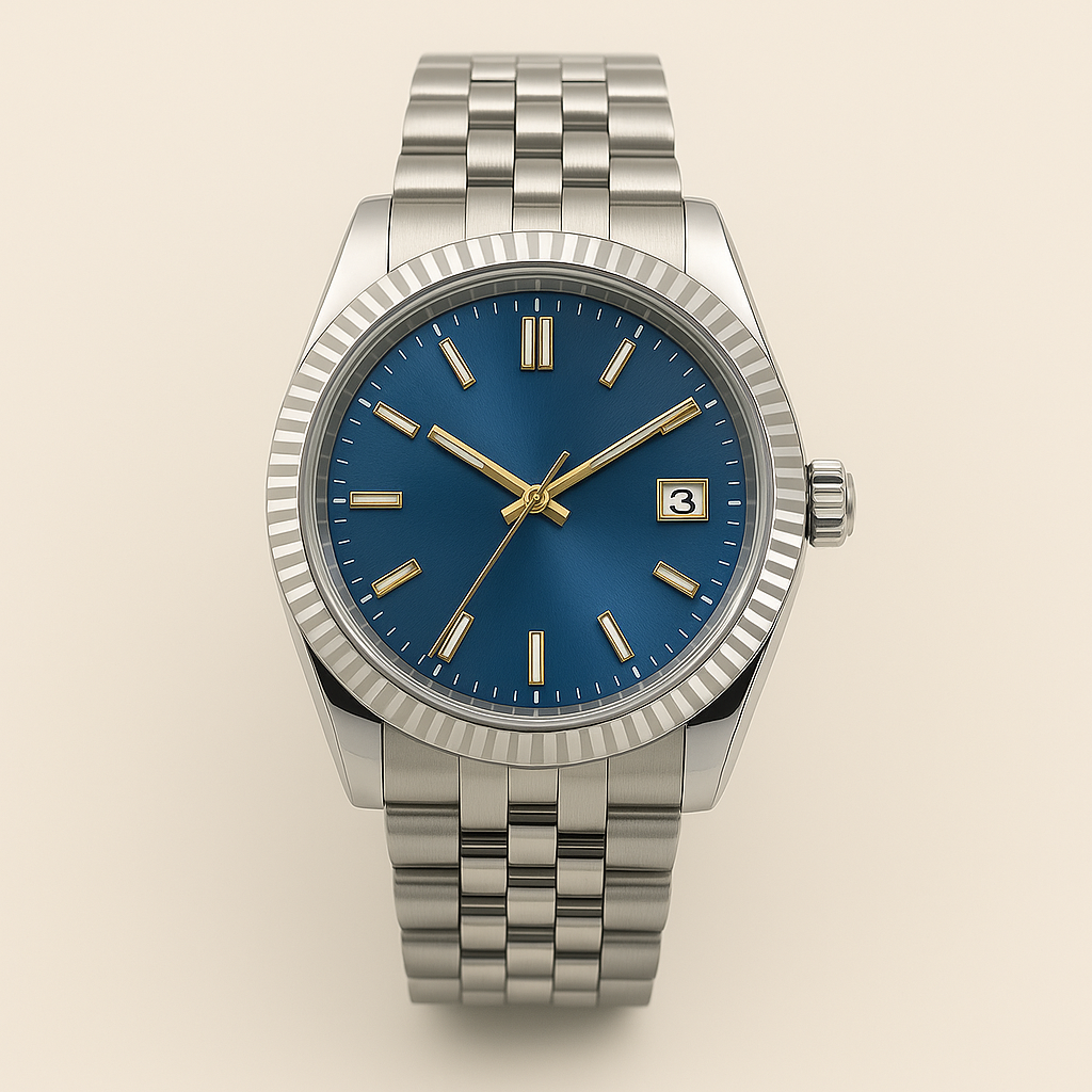 Veritas klocka handbyggd i Sverige med Seiko NH35-urverk