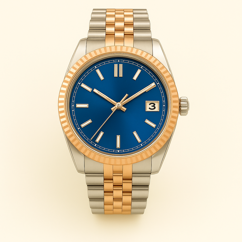 Veritas klocka handbyggd i Sverige med Seiko NH35-urverk