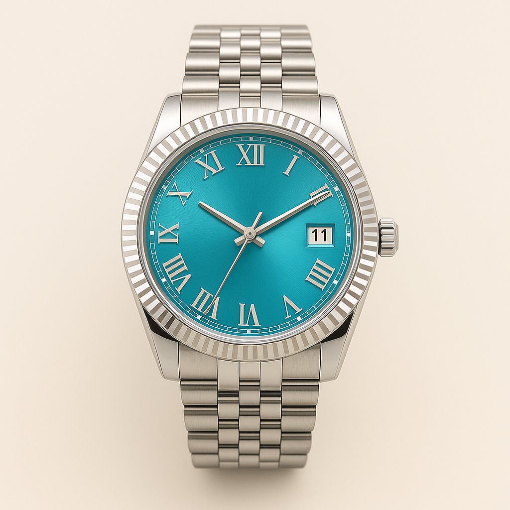 Veritas klocka handbyggd i Sverige med Seiko NH35-urverk