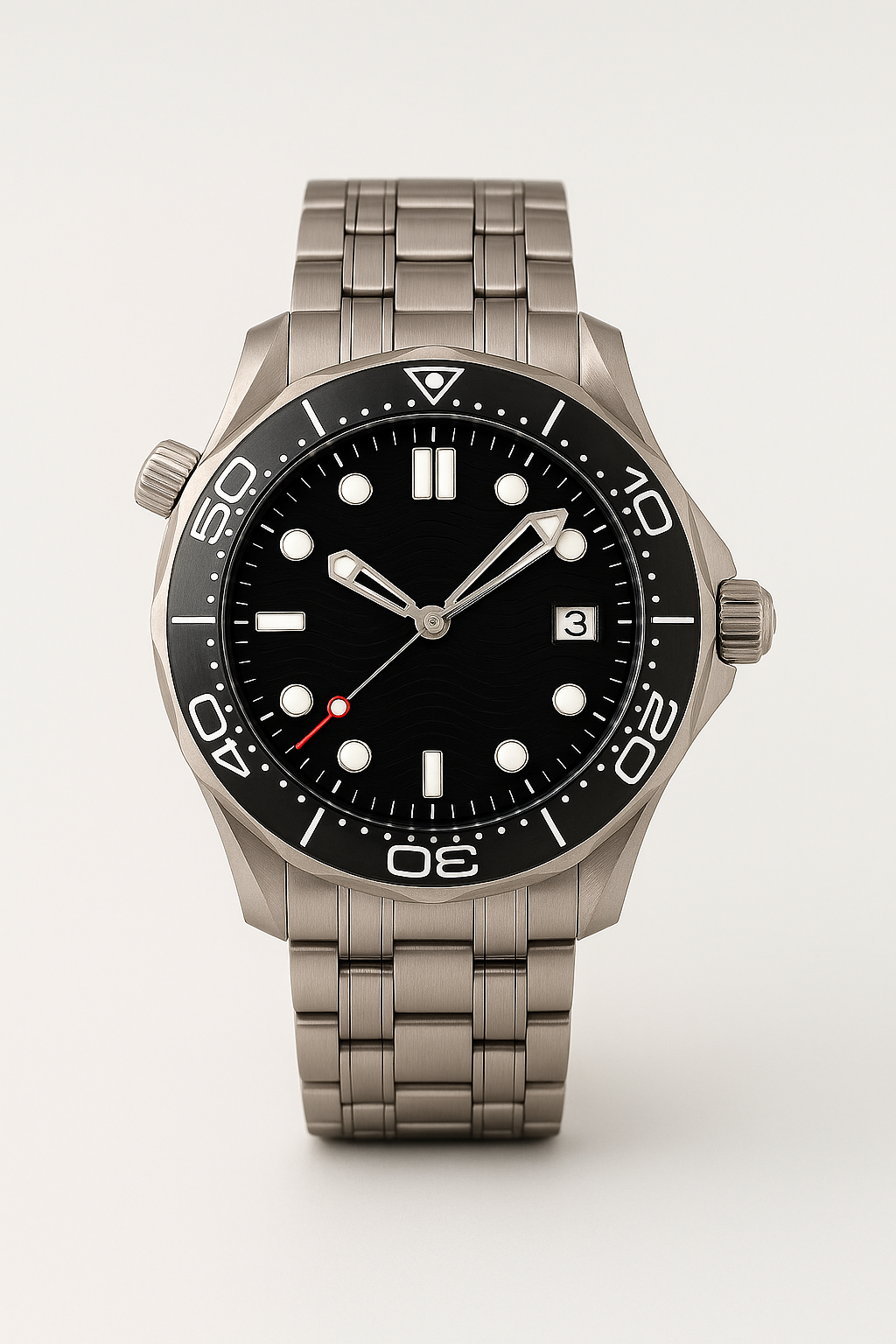 Tempus Altera Mareas sportig automatisk klocka 41 mm i rostfritt stål med safirglas