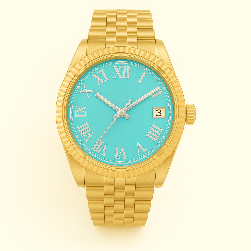 Veritas klocka handbyggd i Sverige med Seiko NH35-urverk