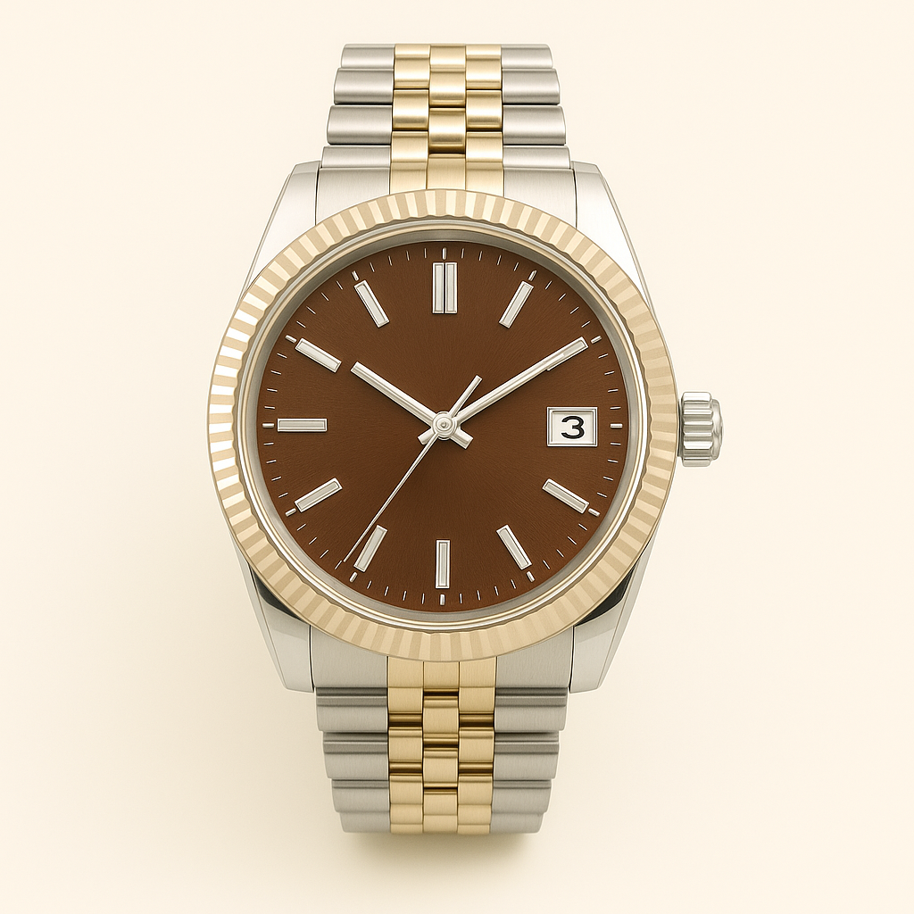 Veritas klocka handbyggd i Sverige med Seiko NH35-urverk