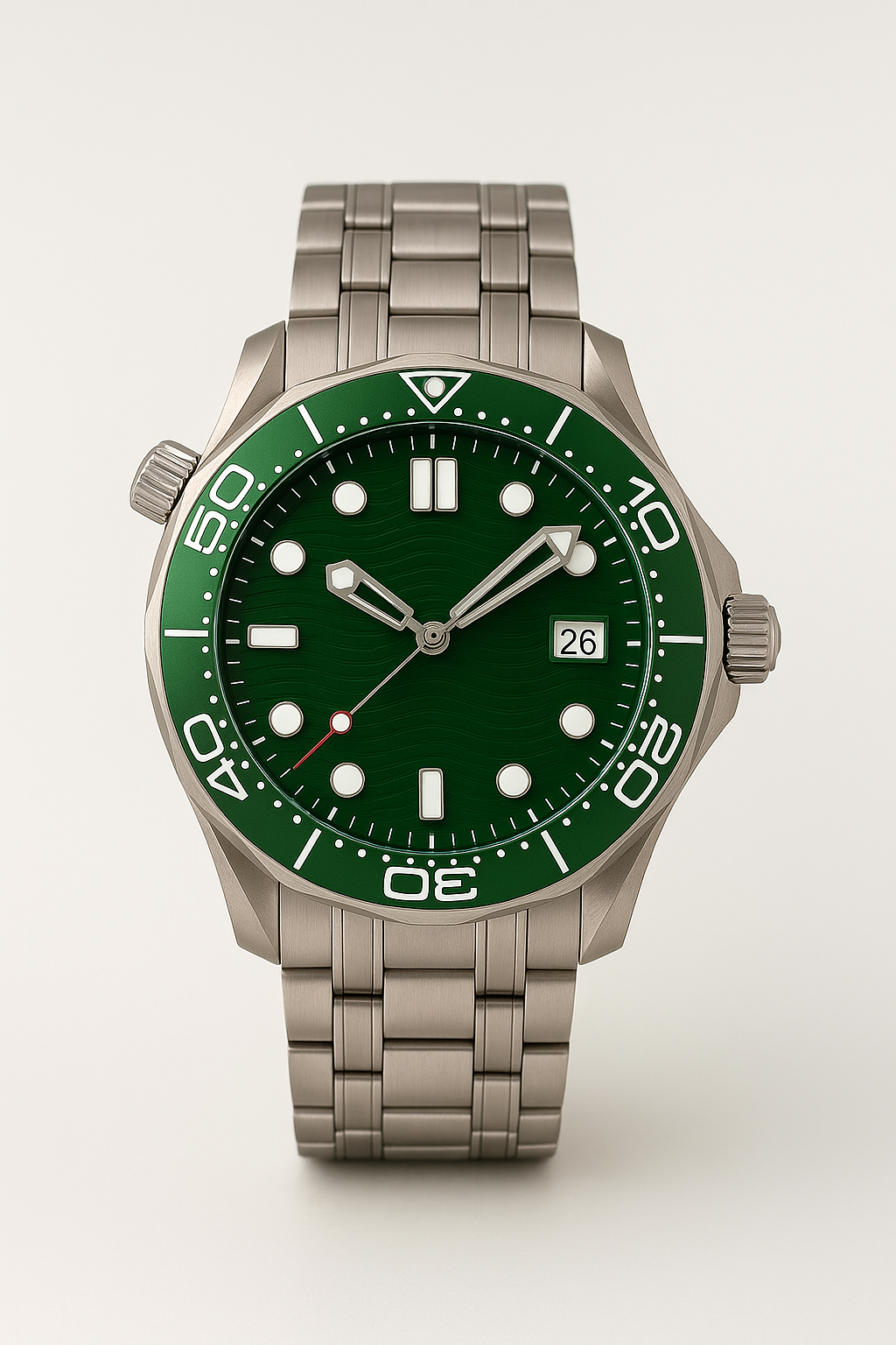 Tempus Altera Mareas sportig automatisk klocka 41 mm i rostfritt stål med safirglas