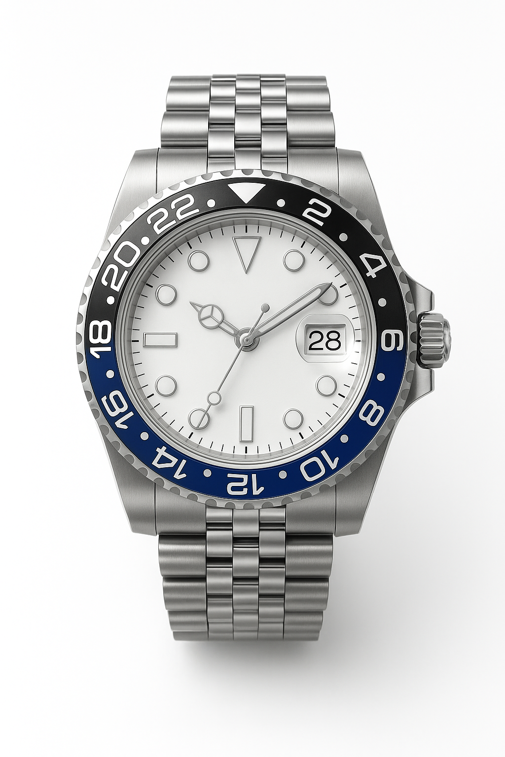 Tempus Altera Abyssus automatisk dykarklocka 40 mm i rostfritt stål med safirglas och vridbar bezel