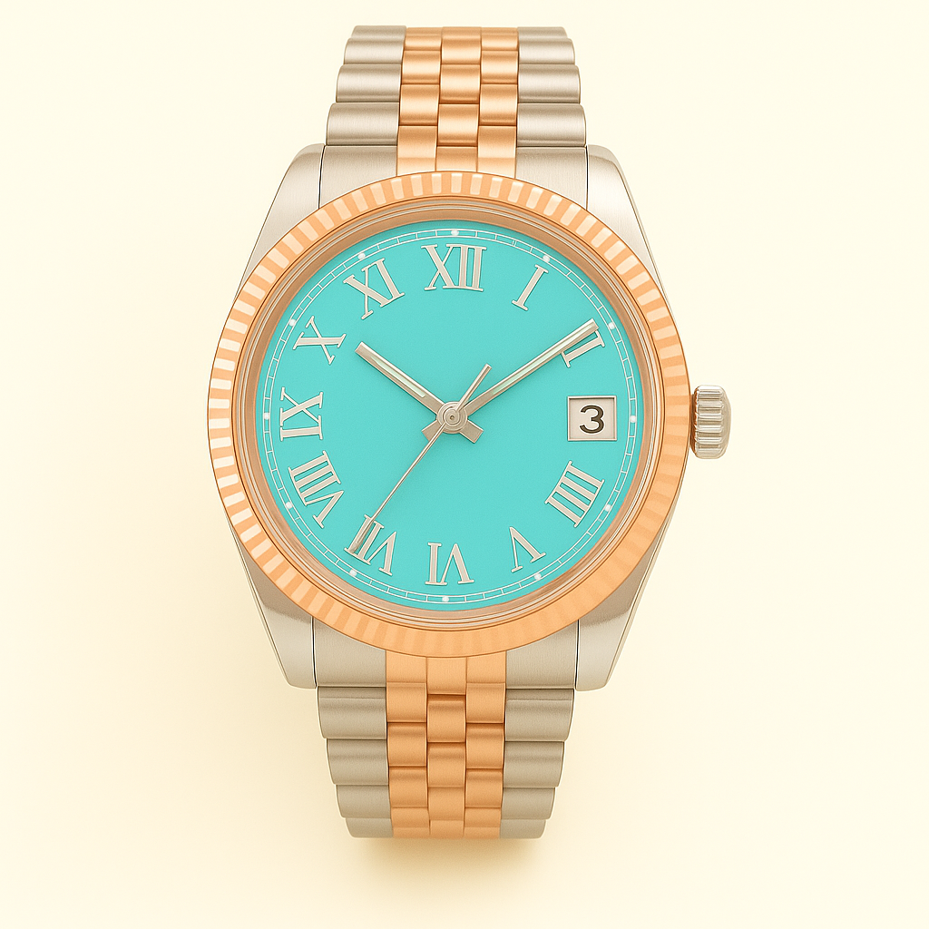 Veritas klocka handbyggd i Sverige med Seiko NH35-urverk