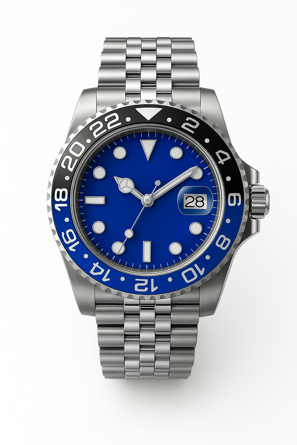 Tempus Altera Abyssus automatisk dykarklocka 40 mm i rostfritt stål med safirglas och vridbar bezel