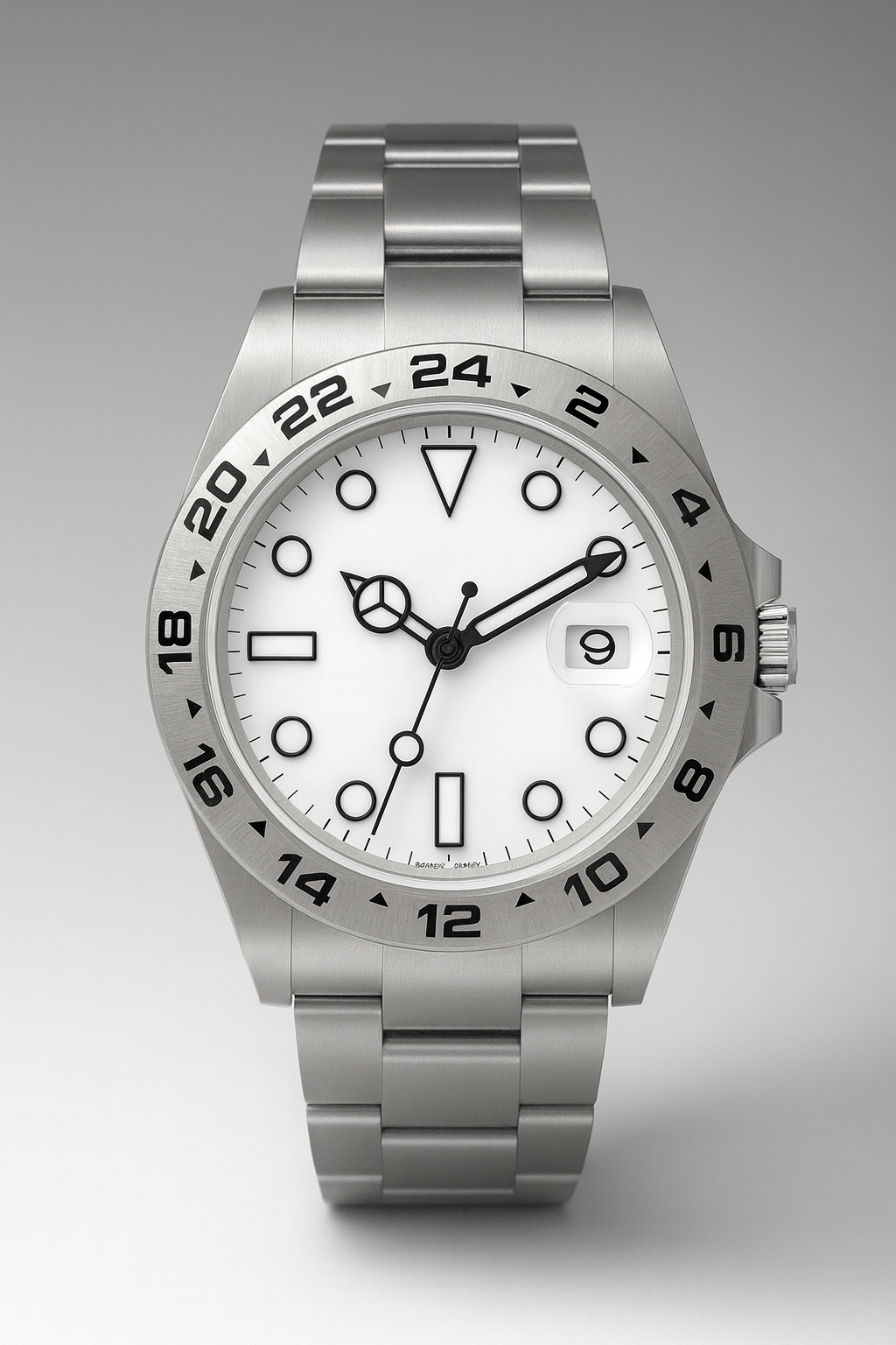 Tempus Altera Terra automatisk klocka 39 mm i rostfritt stål med safirglas